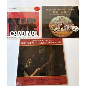 LOT of 3 Sealed Vinyl Original Soundtracks - Religious (L38)